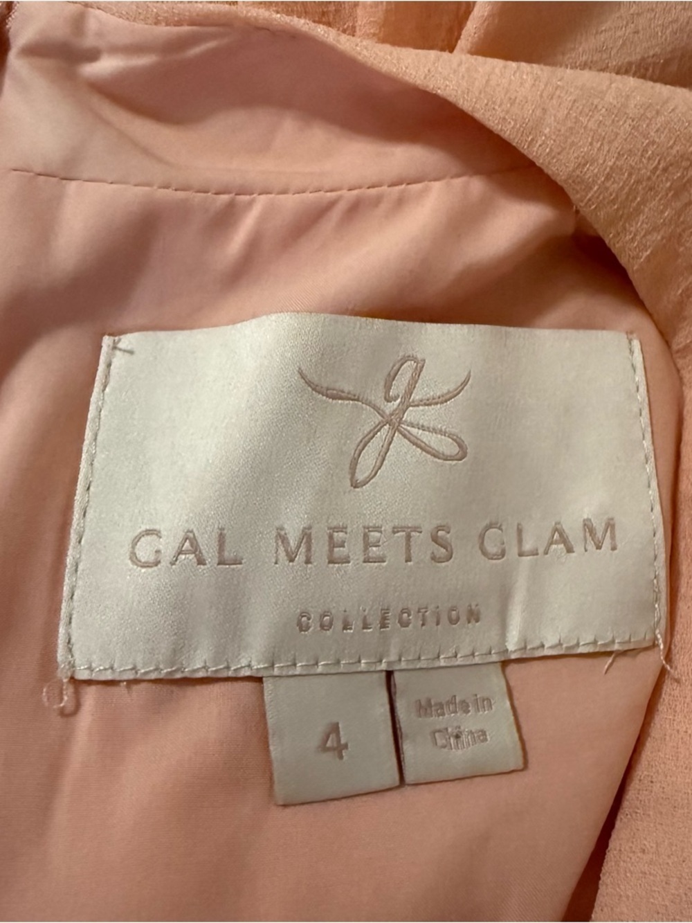 GAL MEETS GLAM Wedding Guest Garden Party Jane Tie Waist Midi Dress Size 4 - Picture 7 of 11